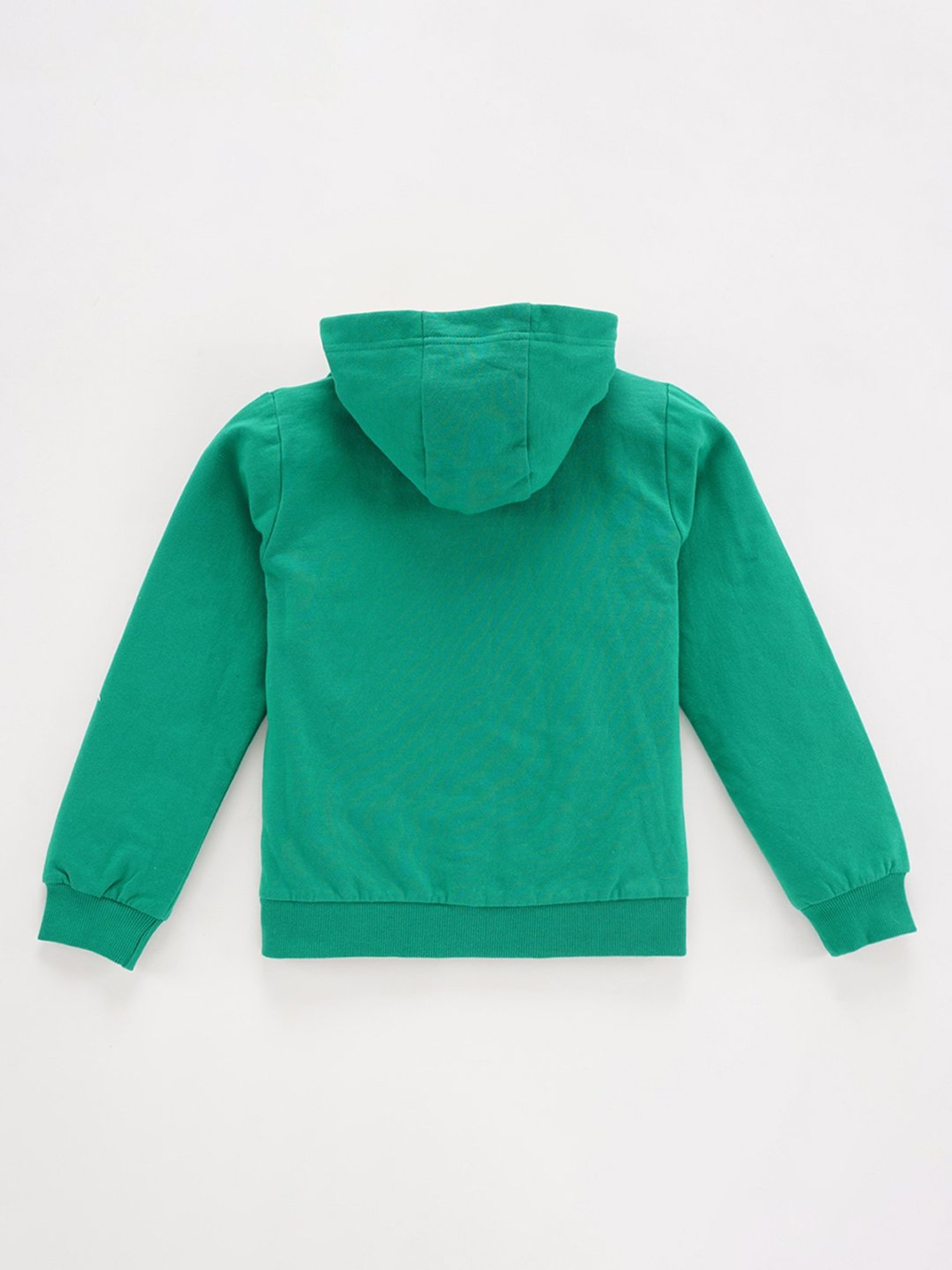 Allen Solly Junior Navy & Green Color Block Full Sleeves Jacket