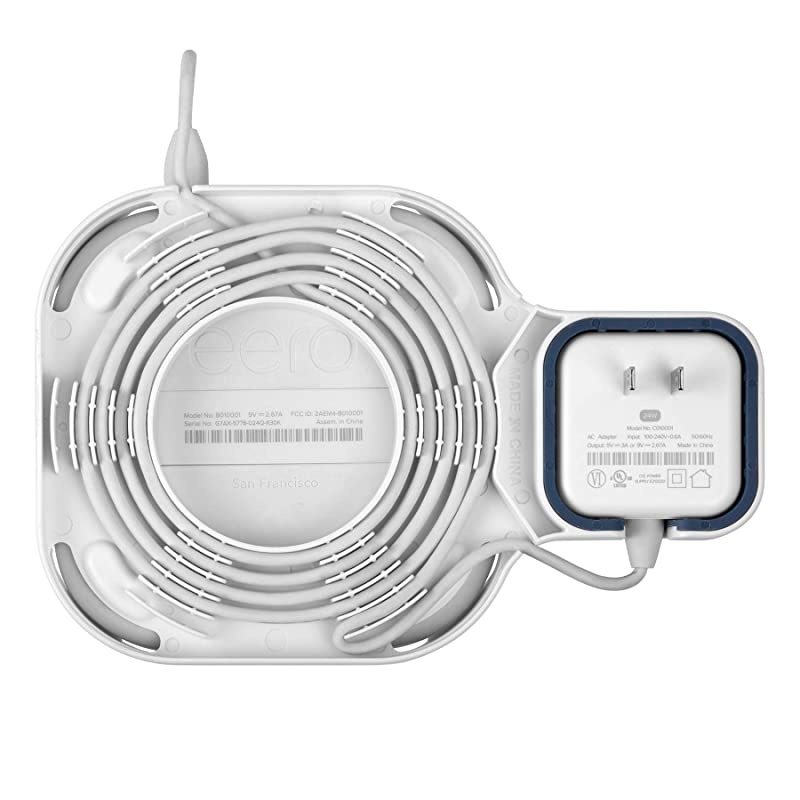 Wall Mount Brackets for EERO Pro WiFi SystemSimple and Useful DesignedSpace SavingSturdy Wall Mount Holder Without Messy Wires or Screws 2 Pack