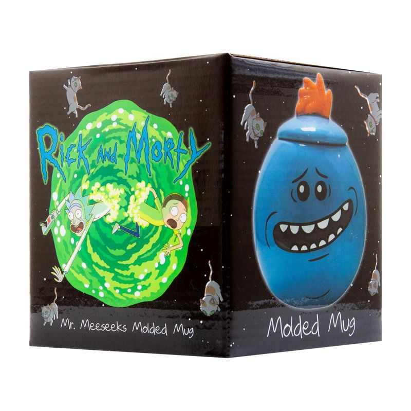 Surreal Entertainment Rick and Morty Collectibles | Rick and Morty Mr. Meeseeks Mini Mug | 1 Tuft