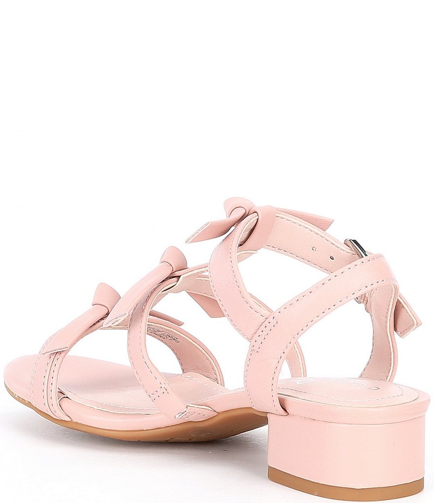 Copper Key Girls' Toodlez Three Bow Leather Dress Sandals (Youth)