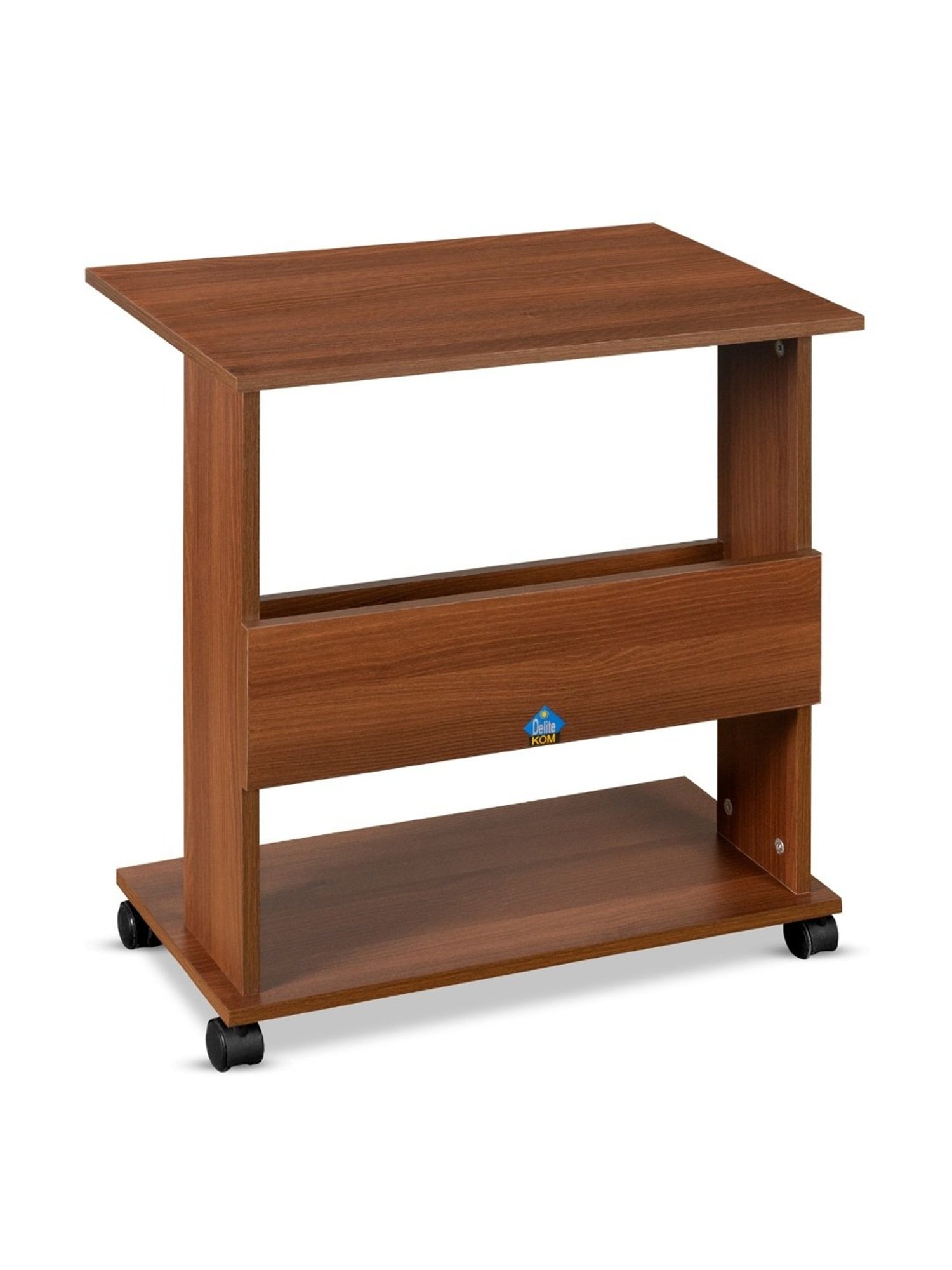 Delite Kom Amigo Acacia Dark Beige Engineered Wood Free Standing Study Table