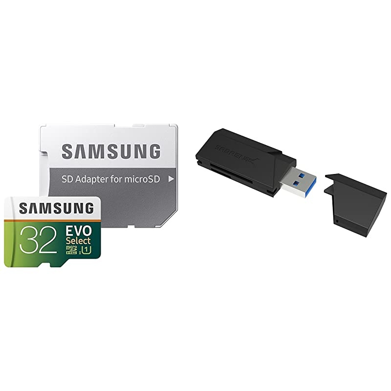 EVO Select Memory Card and Sabrent SuperSpeed 2-Slot USB 3.0 Flash Memory Card Reader