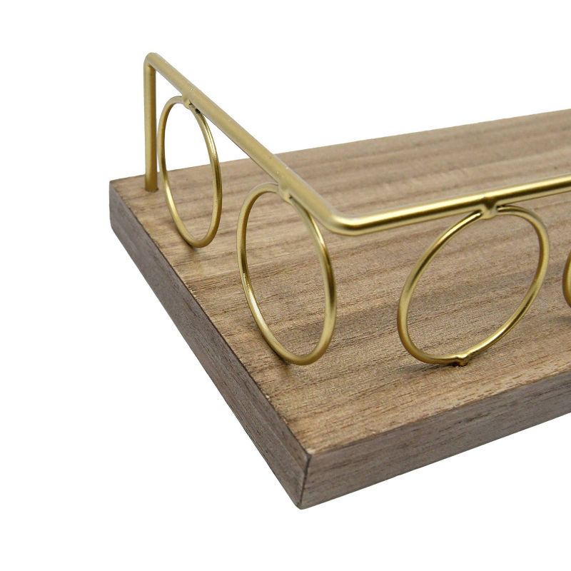 Gold Rim Shelf Light Wash Gold - New View