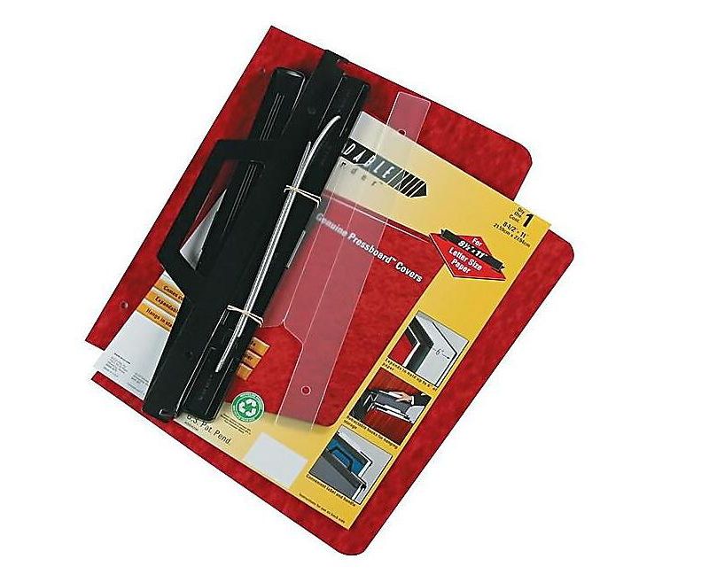 ACCO Expandable Hanging Data Binder 6" Cap Red 55261