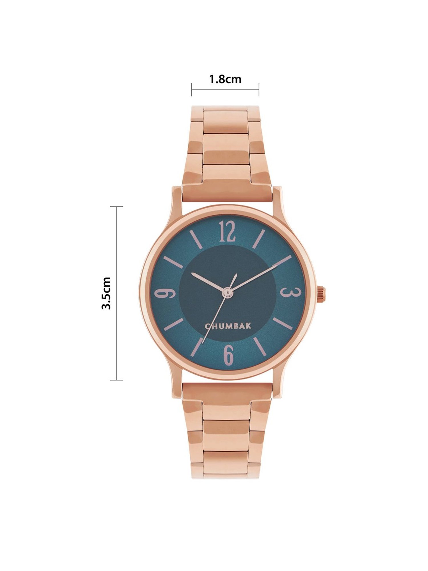 Chumbak 8907605117336 Forest Jade Analog Watch for Women