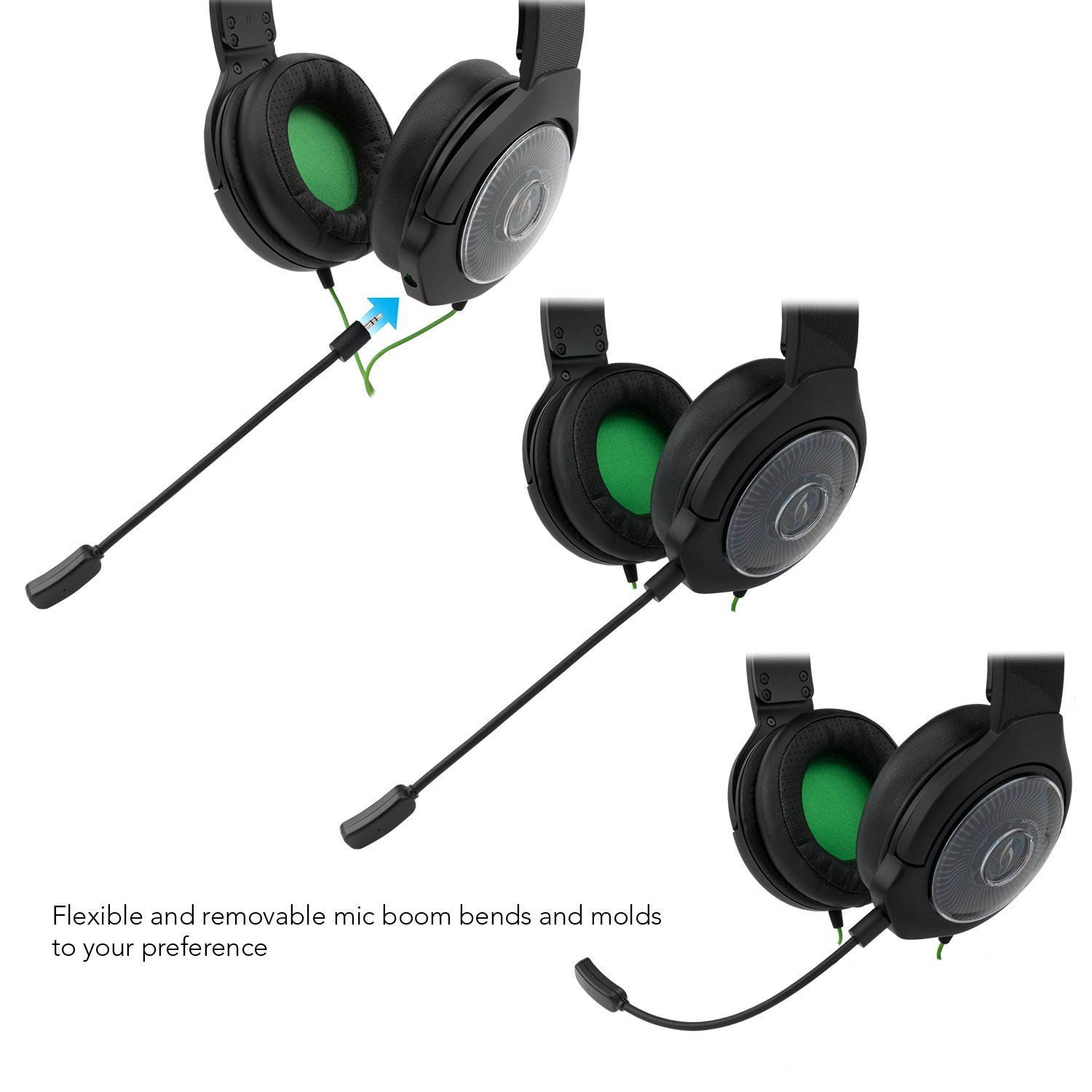 PDP Afterglow AG 6 Wired Gaming Headset for Xbox One - Black 048-103-NA-BK