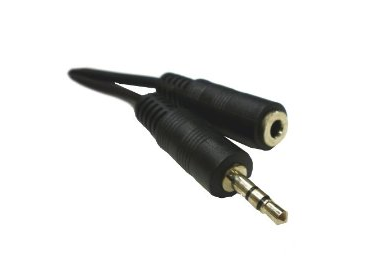 3.5 MM (1/8) Stereo Cable Male to Female 6 Feet