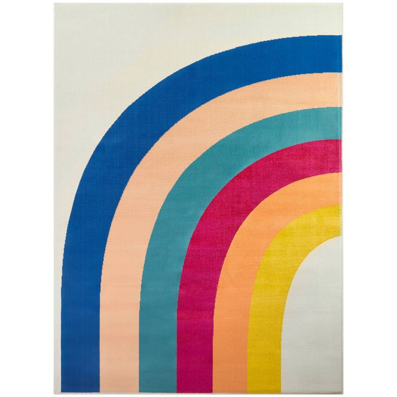 5'2"x7' Large Rainbow Rug - Balta Rugs