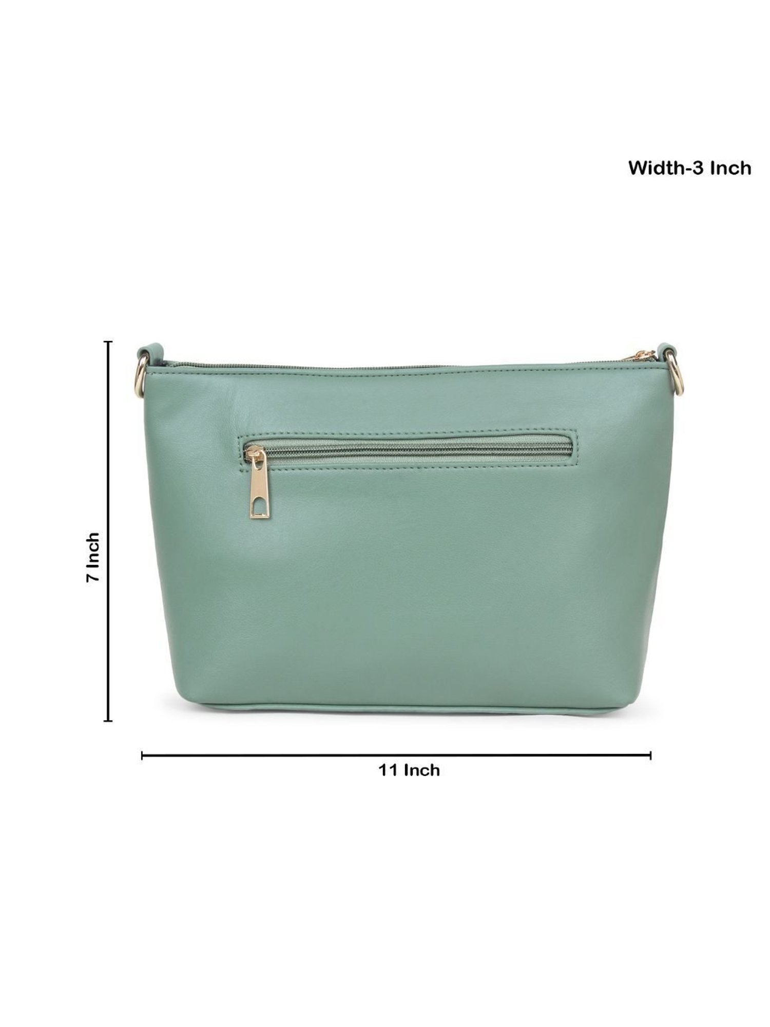 Yelloe Green Printed Medium Cross Body Bag