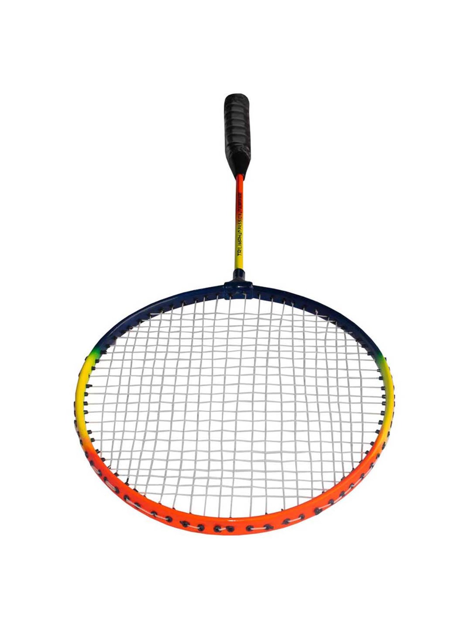 Triumph Multicolored Badminton Racquet with Wings Feather Shuttlecock (10Pcs)