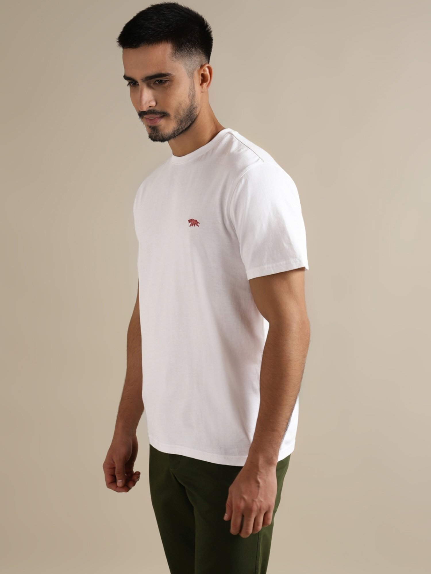 Andamen White Regular Fit T-Shirt