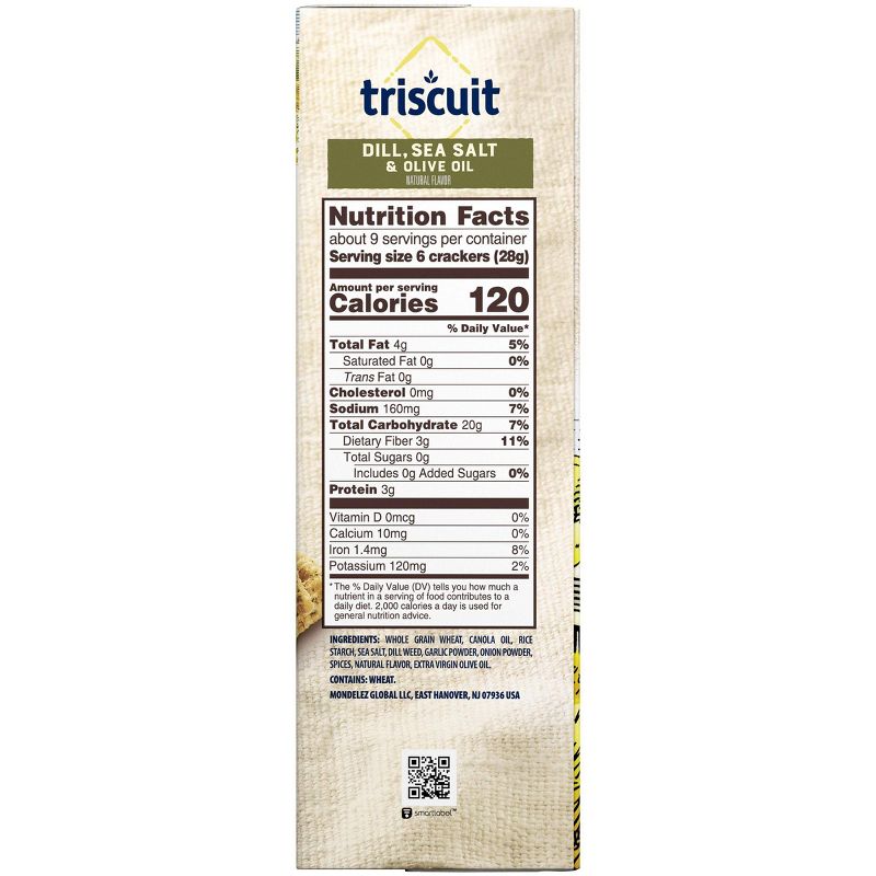 Triscuit Dill, Sea Salt & Olive Oil Crackers - 8.5oz