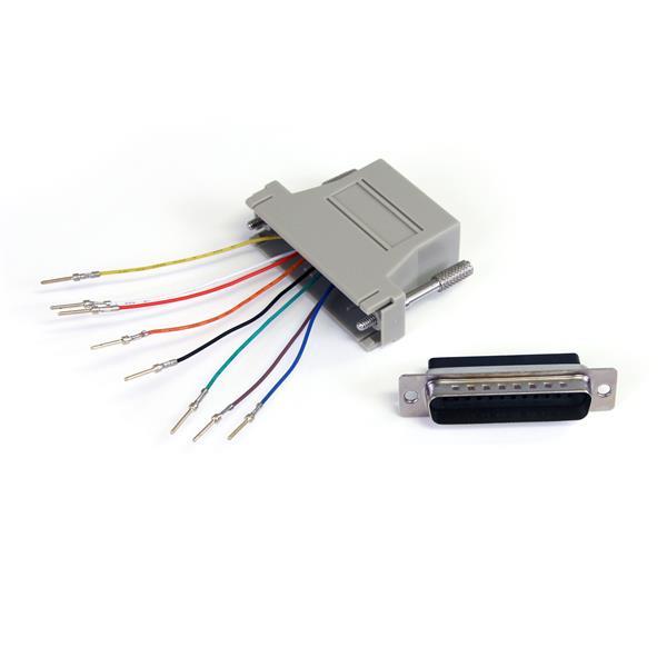 DB25 to RJ45 Modular Adapter - M/F
