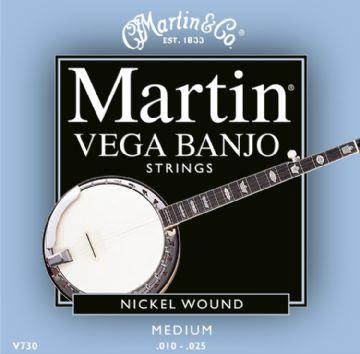 Martin Vega Banjo String Set, 5 String, Medium
