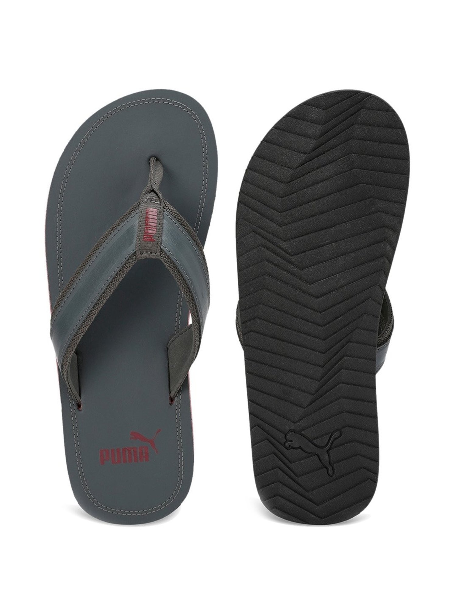 Puma Men's Circuit V3 Shadow Grey Flip Flops