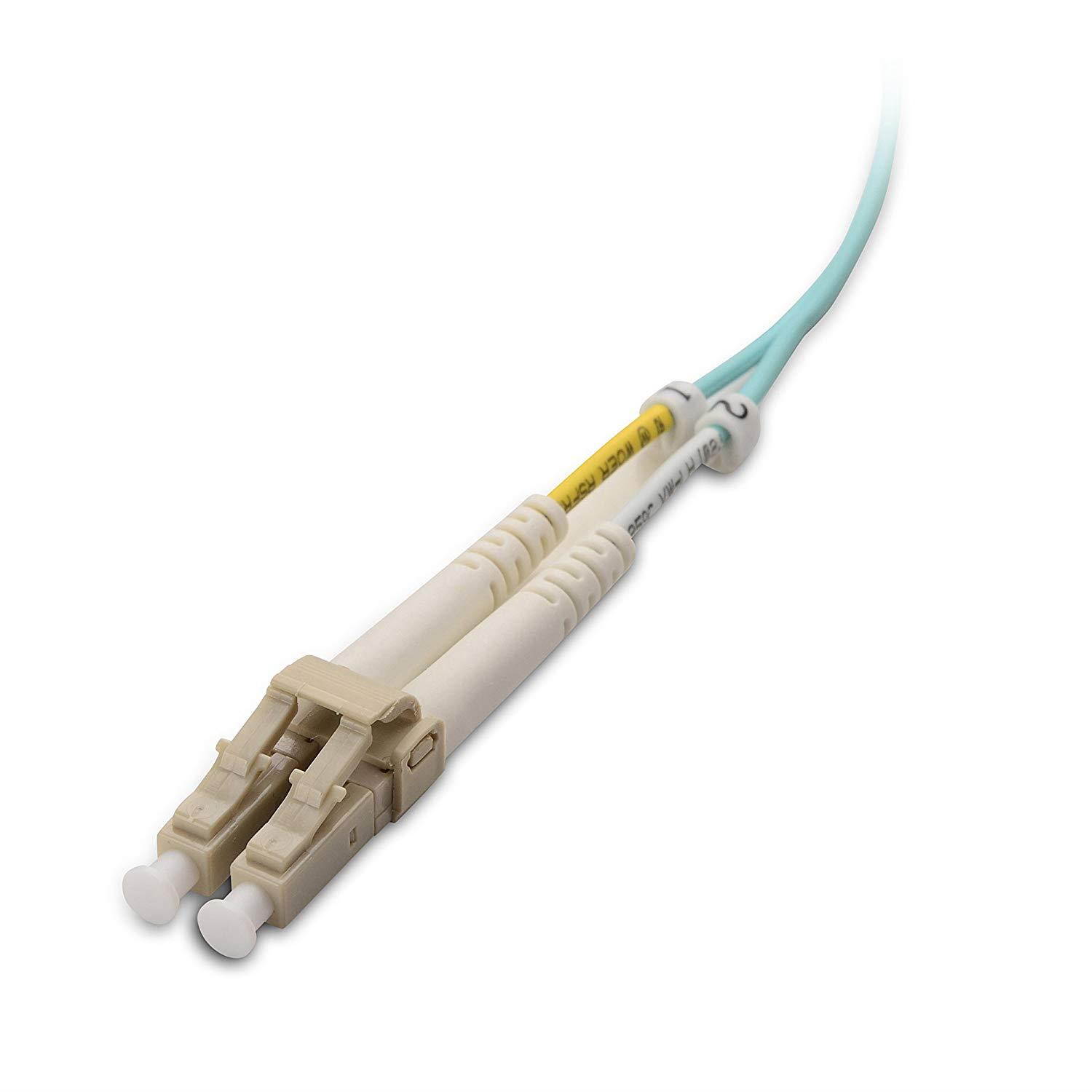 Cable Matters 10Gb 40Gb Multimode Duplex 50/125 OFNP Fiber Cable (OM3 Fiber Optic Cable/LC to LC Fiber Patch Cable) 20m - Available 1m - 50m