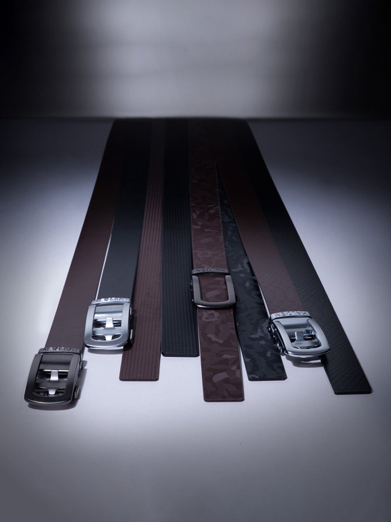 Halden Brown  Casual Belt With Classic Black Glossy Buckle