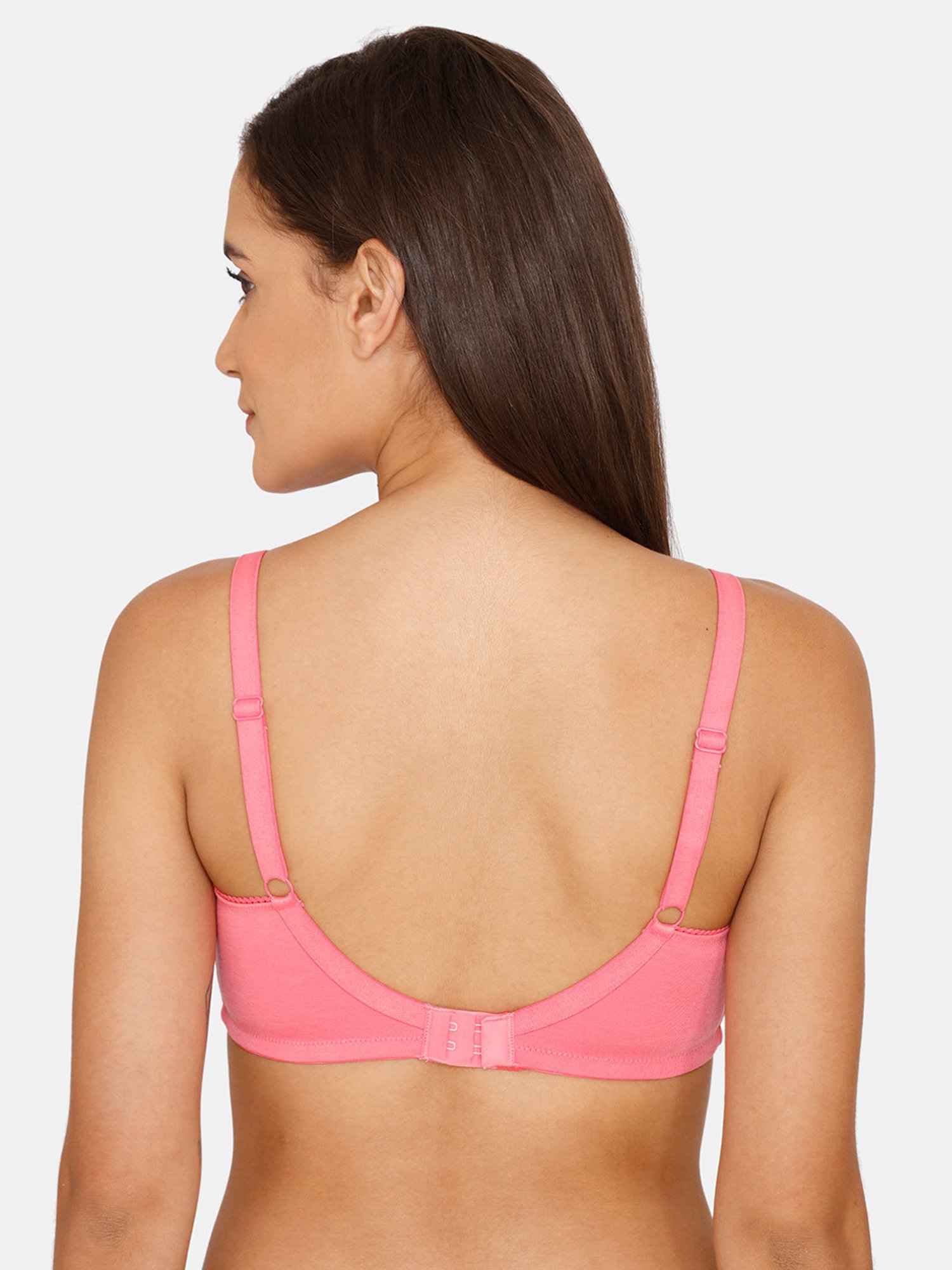 Rosaline by Zivame Pink Lemonade Non-wired Non-padded Full Coverage  Bra