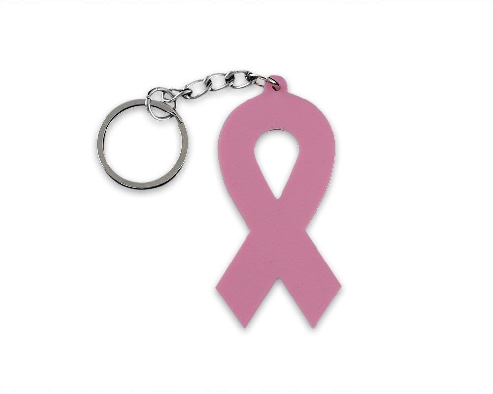 Breast Cancer Awareness Silicone Key Chain in a Bag (2 Key Chains in a Bag)