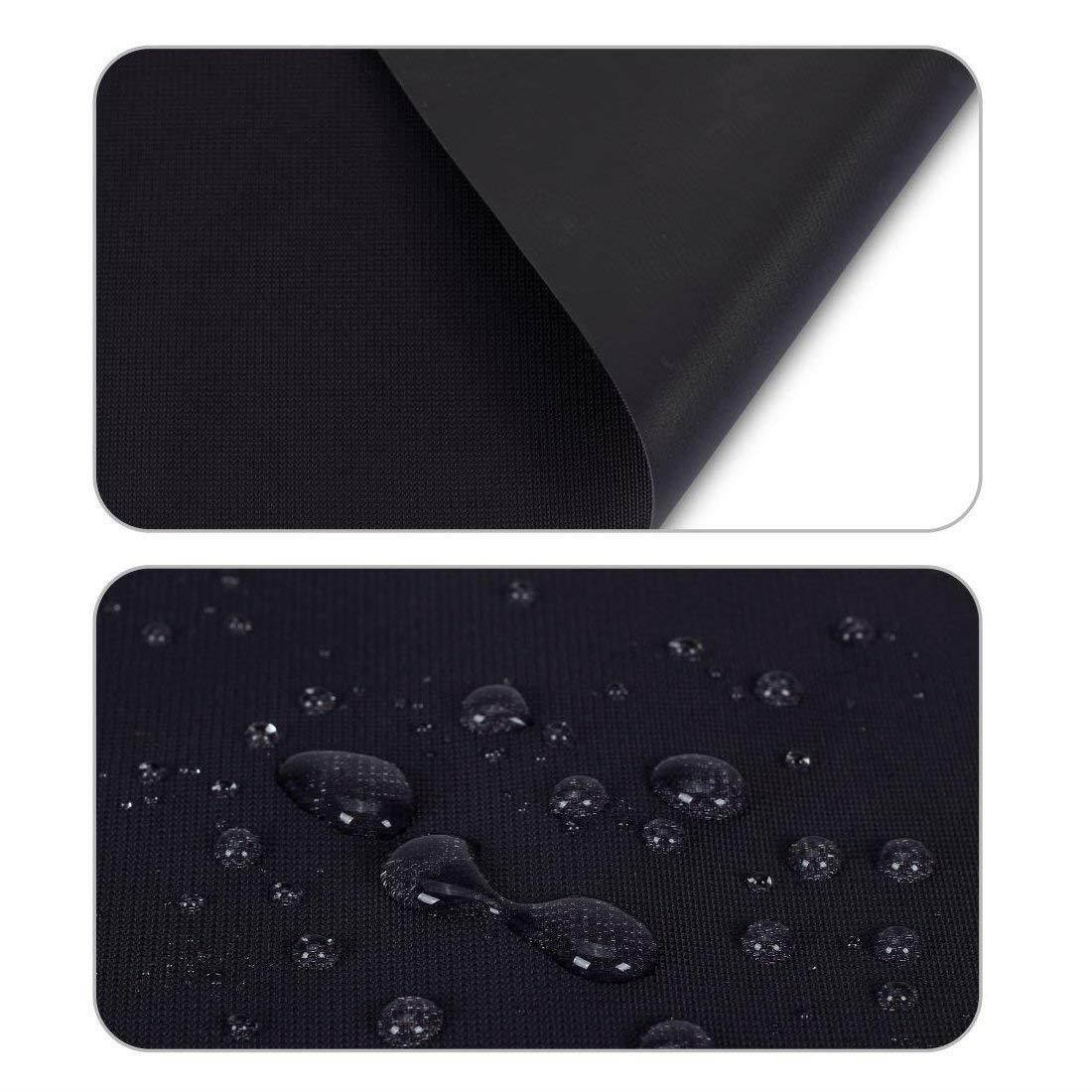 BUBM Double Layer Electronic Accessories Organizer, Travel Gadget Bag Cables, USB Flash Drive, Plug More, Perfect Size Fits iPad Mini (Medium, Black)