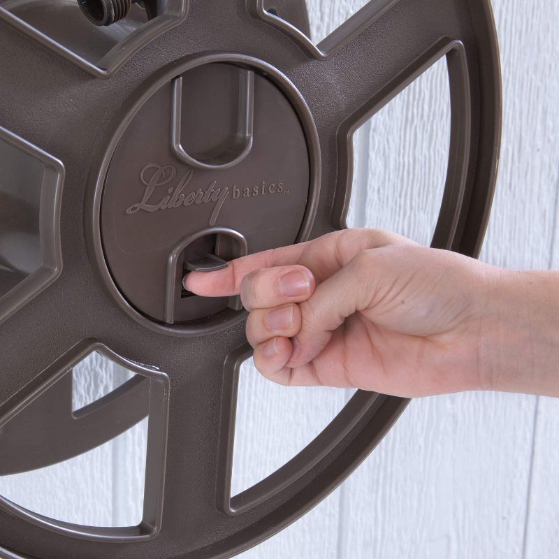 Liberty Garden 100 Foot LBG-510 Liberty Basics Side Winding Wall Mount Hose Reel