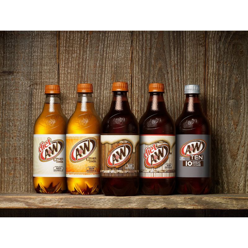 A&W Diet Cream Soda - 20 fl oz Bottle