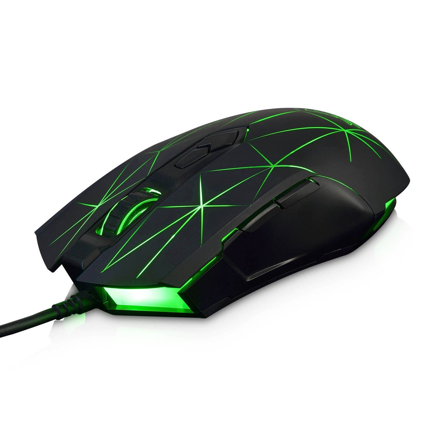 Ajazz AJ52 Watcher RGB Gaming Mouse, Programmable 7 Buttons, Ergonomic LED Backlit USB Gamer Mice Computer Laptop PC, for Windows Mac OS Linux