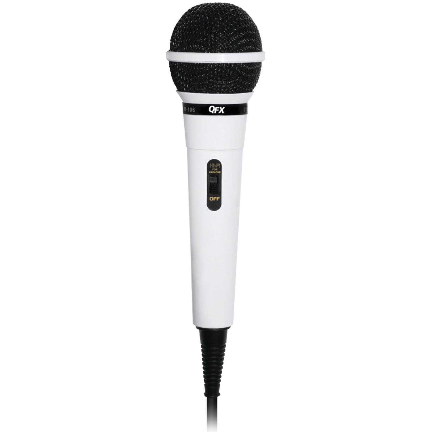 QFX M-106 Unidirectional Dynamic Microphone with 10ft Cable