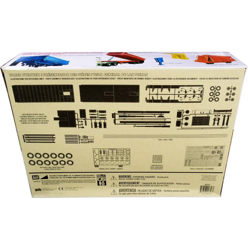 Skill 3 Model Kit Gravel Trailer 1/25 Scale Model by MPC