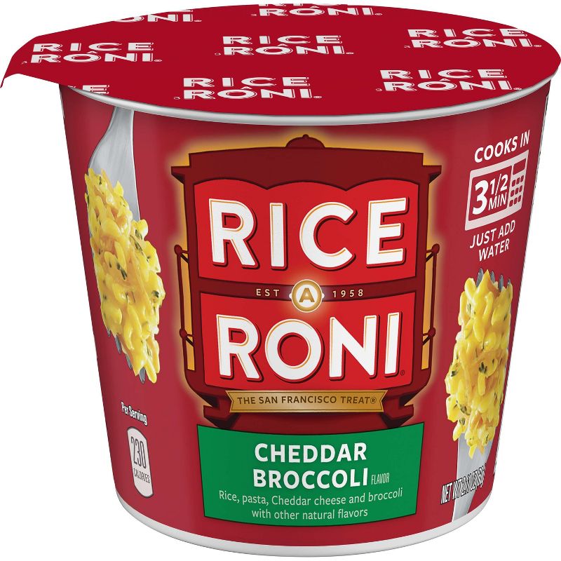 Rice A Roni Cheddar Broccoli Rice Cup - 2.11oz