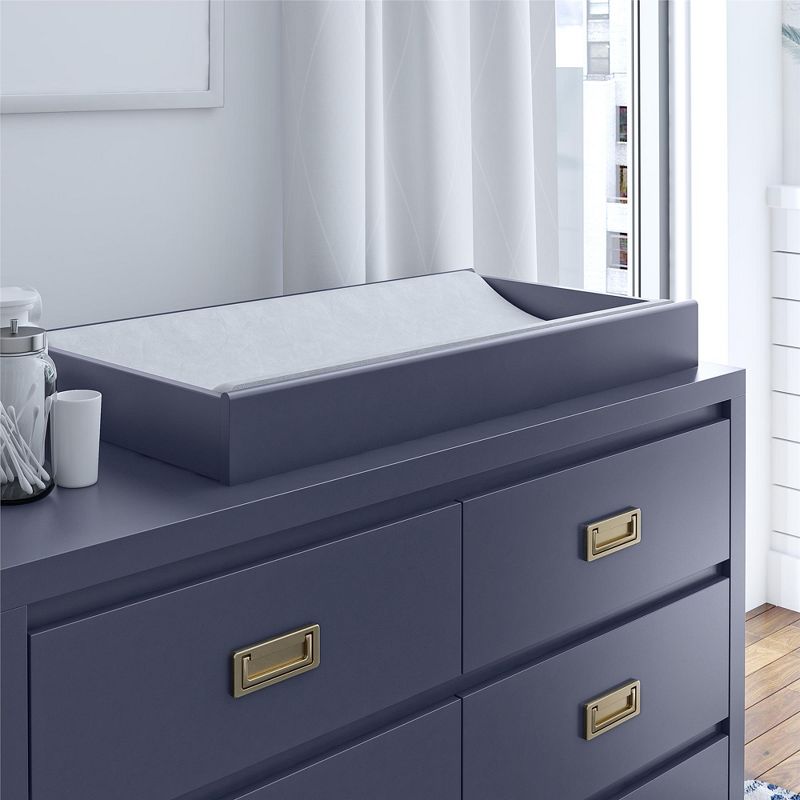 Monarch Hill Haven Navy Changing Table Topper
