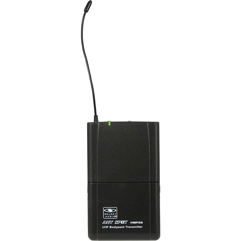 Galaxy Audio EDXR/38SV Dual-Channel Wireless Headset and Lavalier System Band N Black