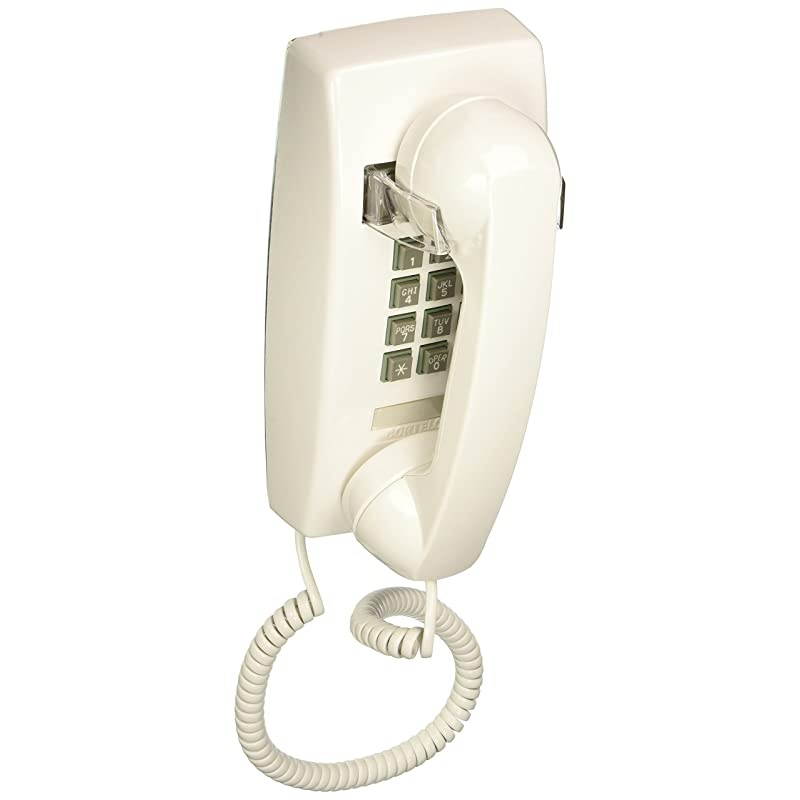 255415-VBA-20M Single Line White Wall Telephone