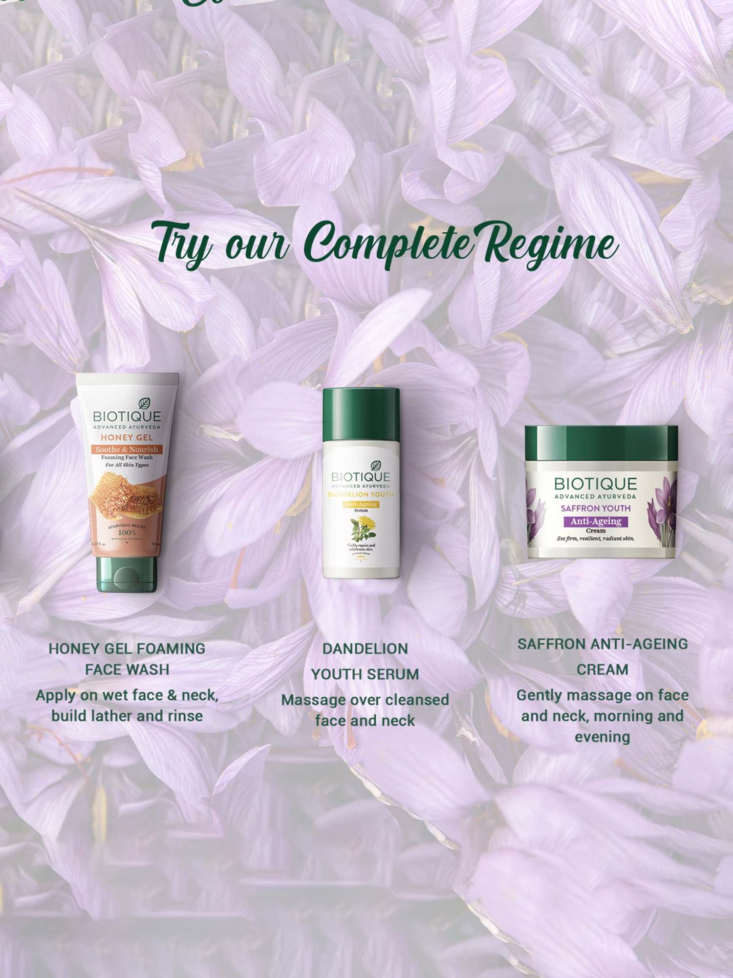 Biotique Saffron Youth Anti-Ageing Cream - 50 gm