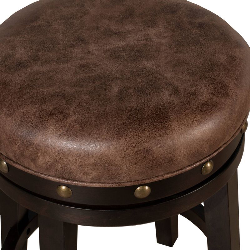 Benard Backless Barstool Deep Smoke Brown - Hillsdale Furniture