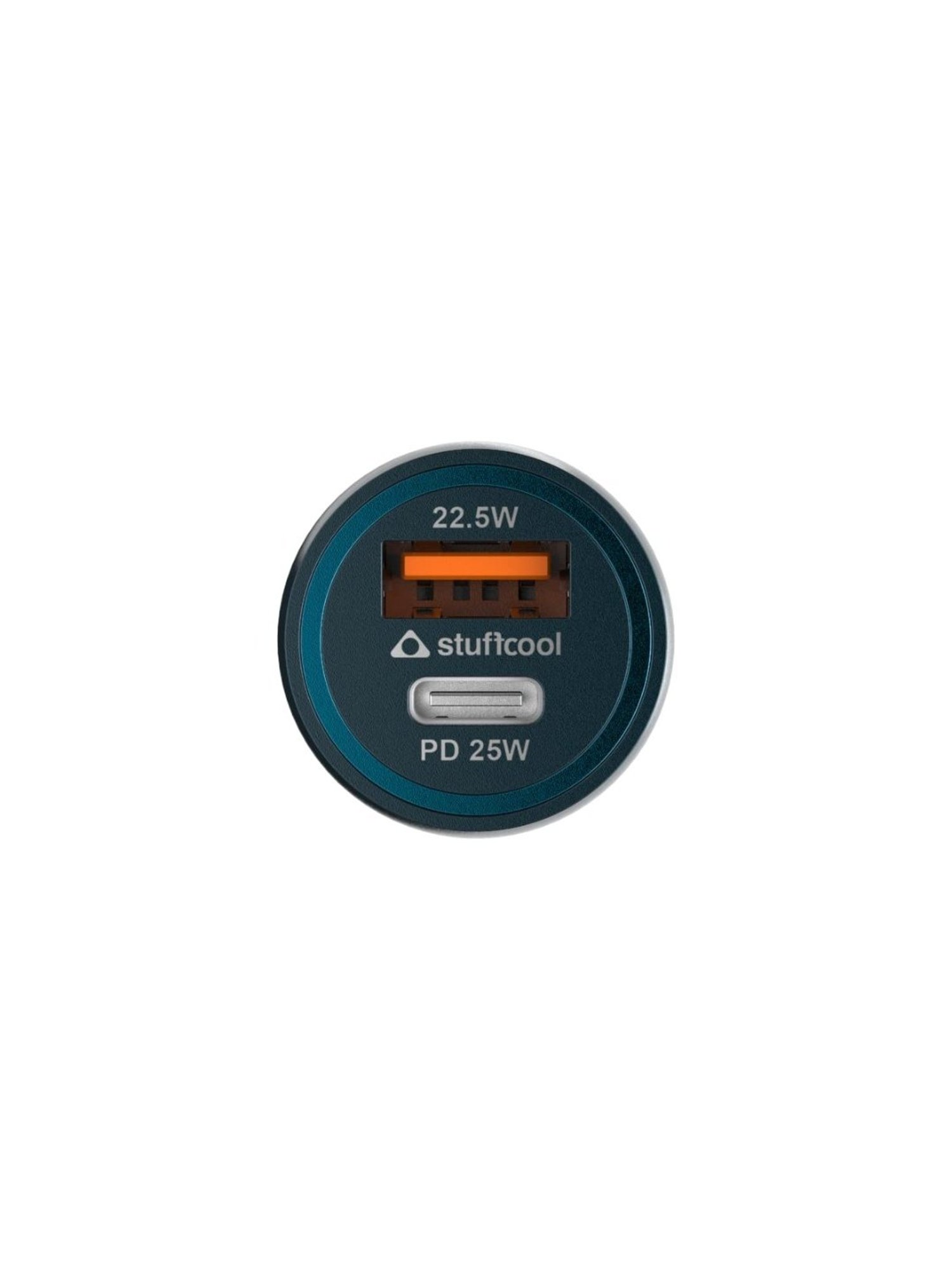 Stuffcool Ultimus 47W Dual Port Car Charger with 25W PPS PD Type C & 22.5W QC3.0 Type A Port (Blue)