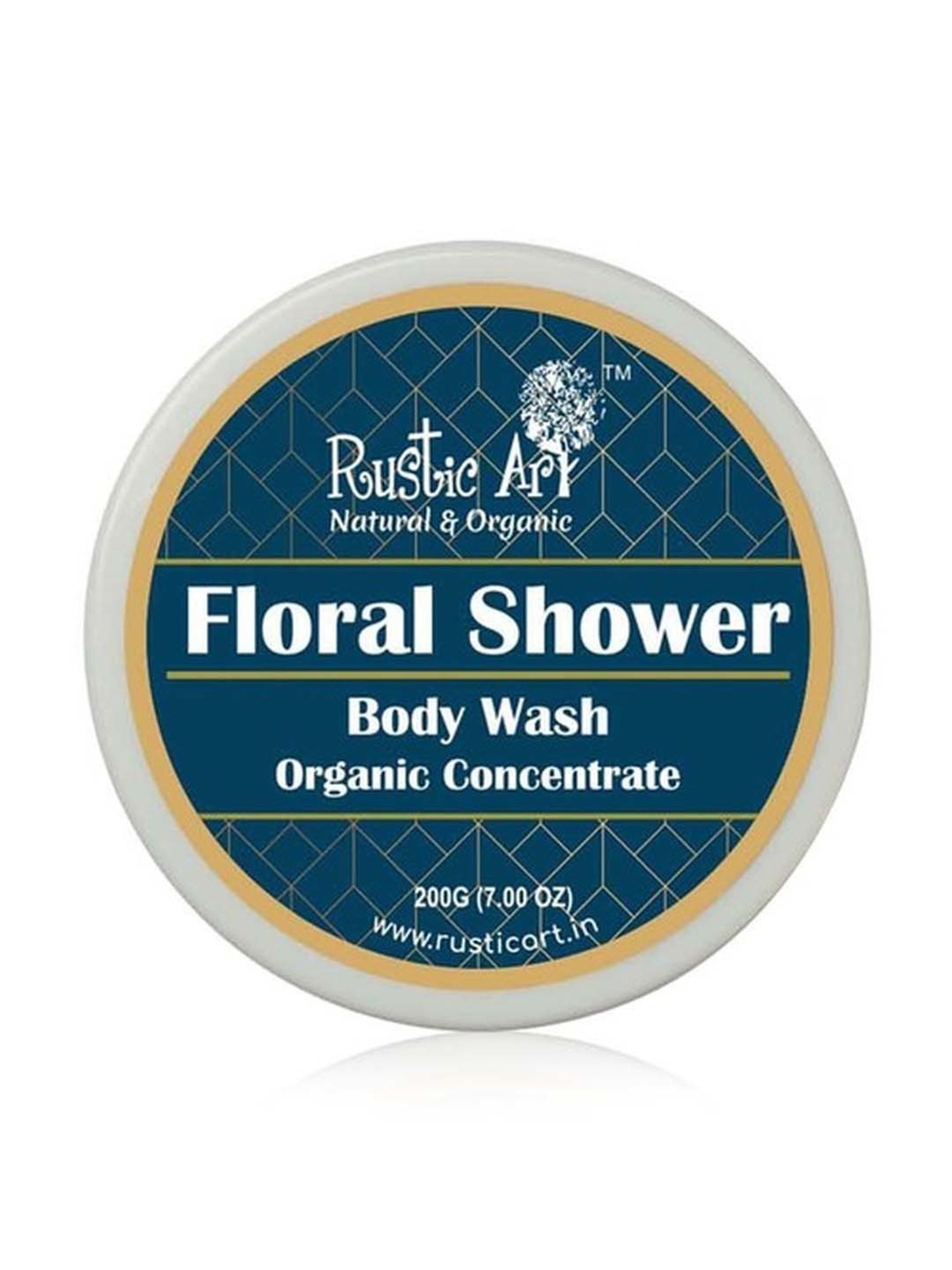 Rustic Art Floral Shower Body Wash Concentrate - 200 gm