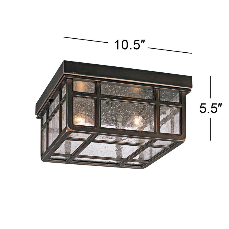 Kathy Ireland J du J Sierra Craftsman 10 1/2" Wide Ceiling Light