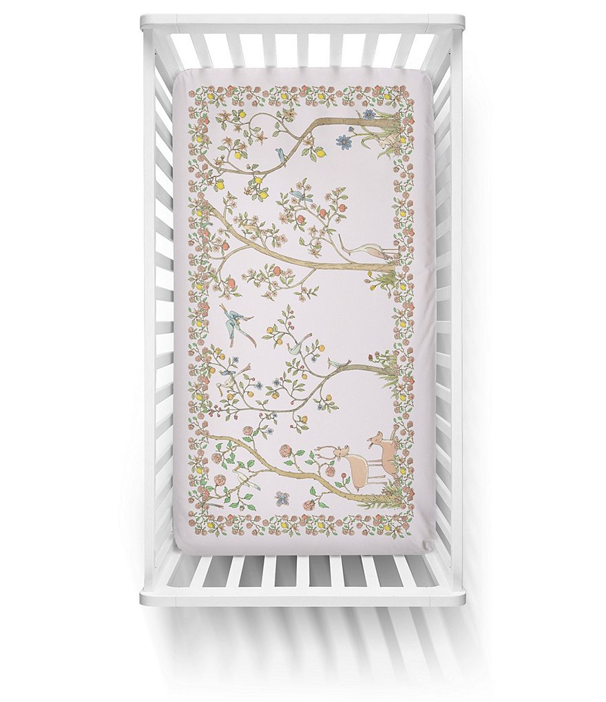 Atelier Choux Paris In Bloom Organic Cotton Fitted Crib Sheets