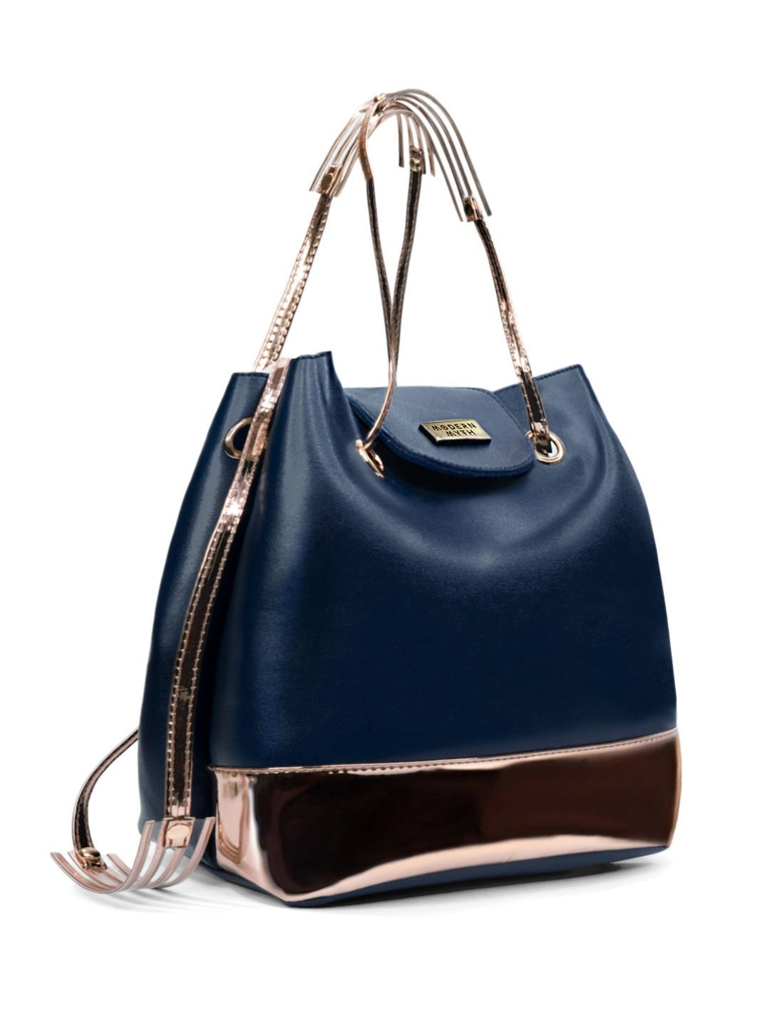 Modern Myth Blue Medium Bucket Handbag