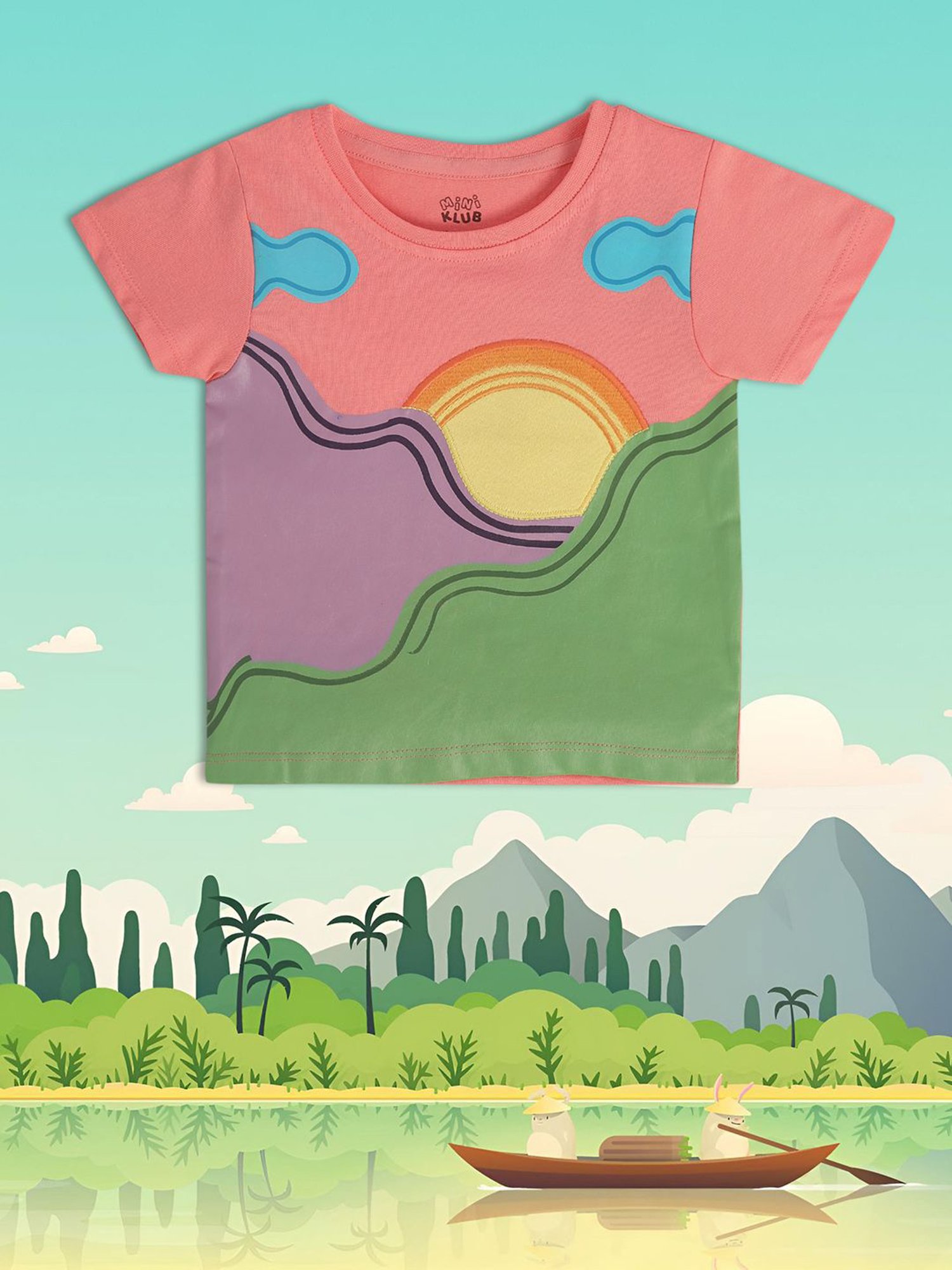 Bodycare Kids Violet Embellished T-Shirt