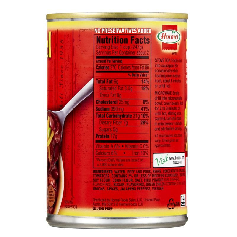 Hormel Chili with Beans 15oz