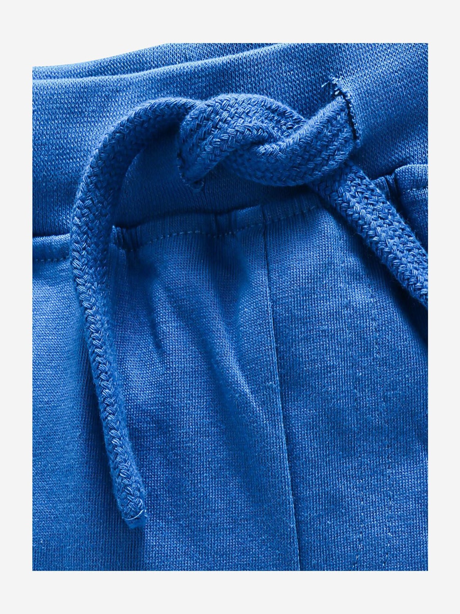 Kiddopanti Kids Royal Blue & Brown Solid Cargo Shorts (Pack Of 2)