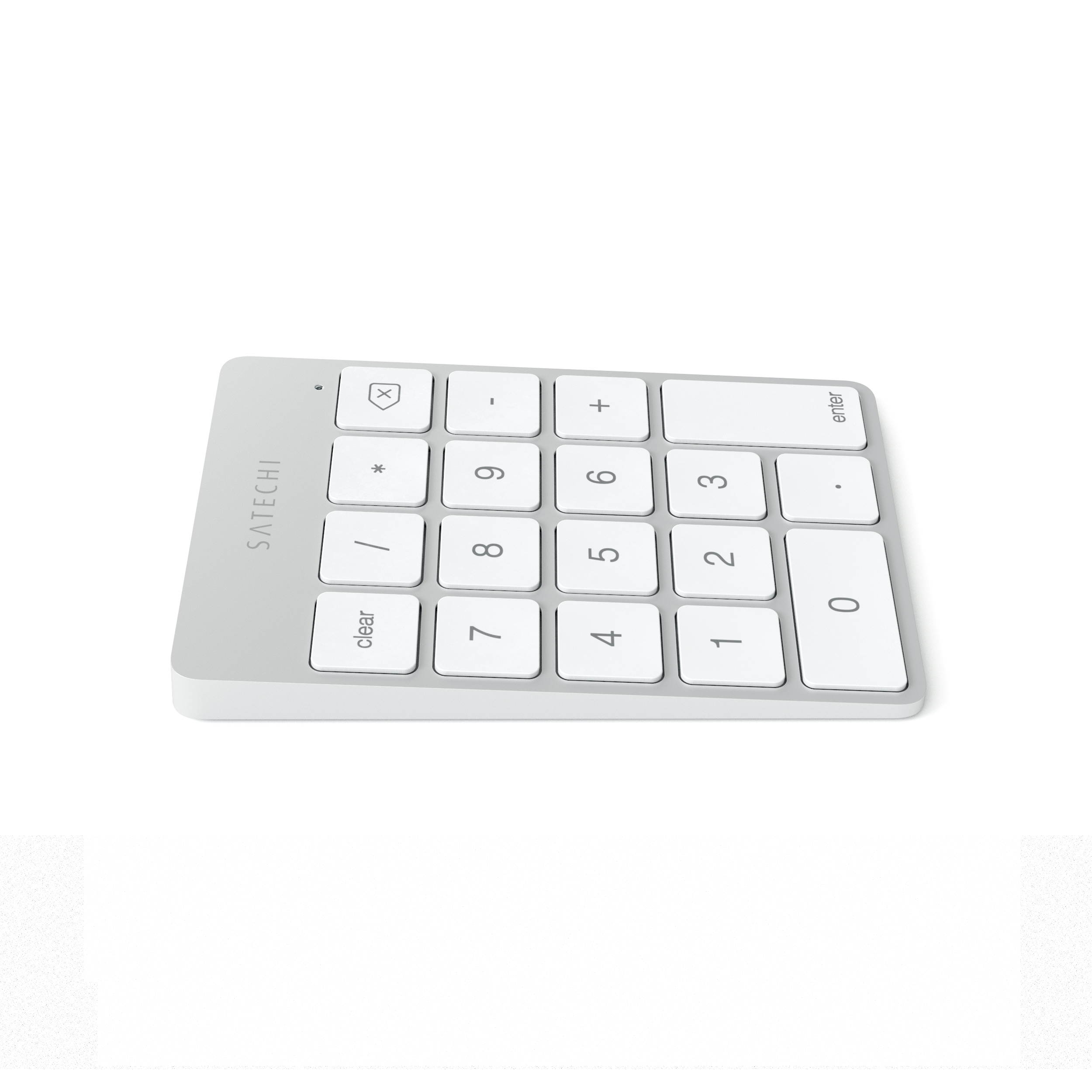 Satechi Slim Aluminum Bluetooth Wireless 18-Key Keypad Keyboard Extension - Compatible with 2017 iMac, iMac Pro, MacBook Pro, MacBook, iPad, iPhone, Dell, Lenovo and More