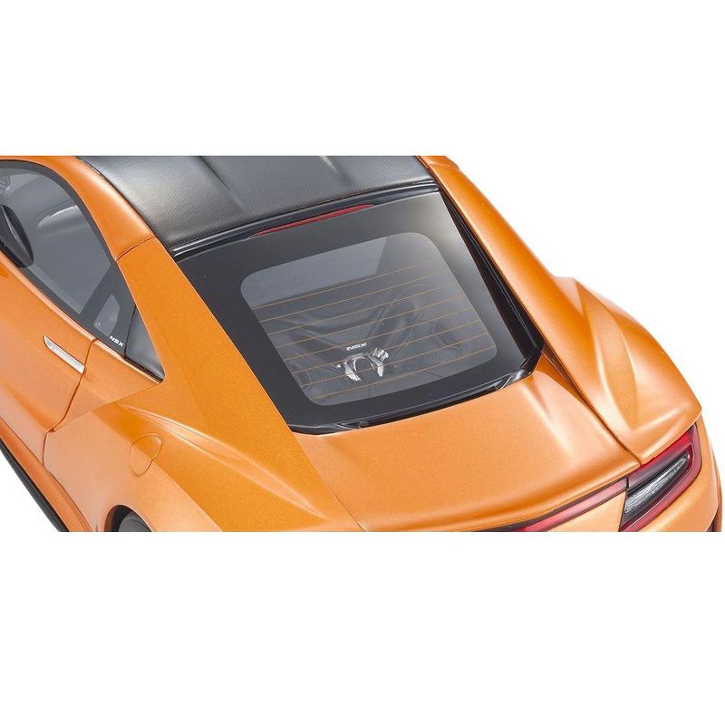 Honda NSX RHD (Right Hand Drive) Orange Metallic with Carbon Top 1/18 Model Car by Kyosho