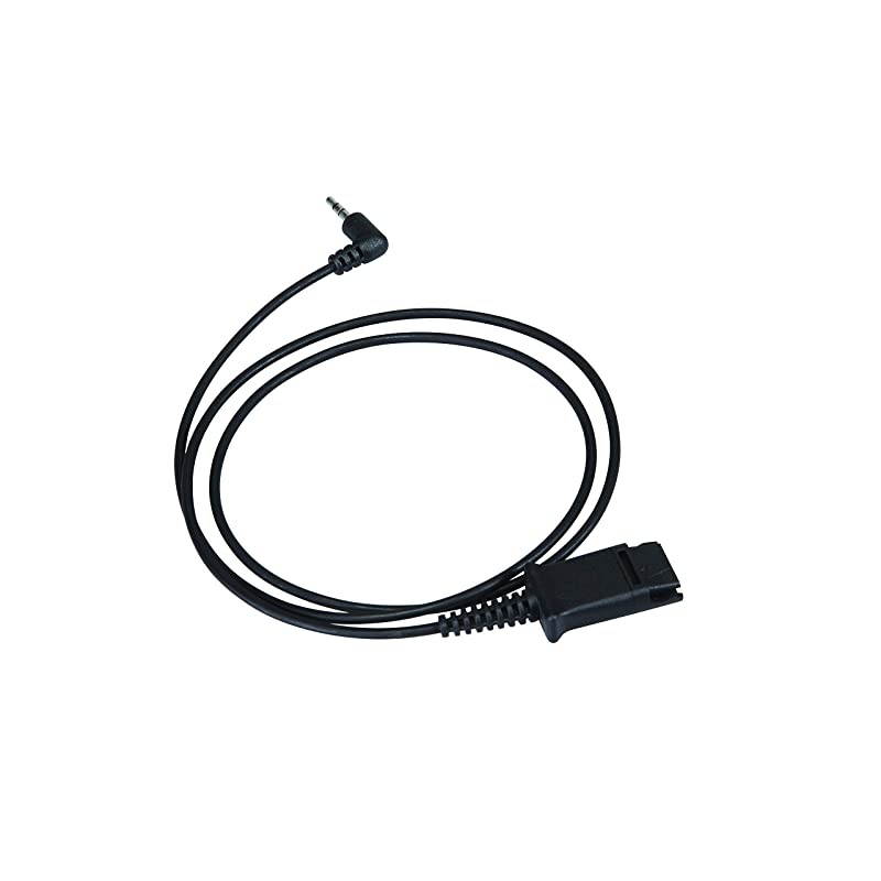 Telephone Headset with Noise Canceling Mic for Panasonic Including 35mm Connector for Cell Phone PC Laptop CallCenter Office Headset for Cisco Vtech Undiden Cordless DECT for Polycom