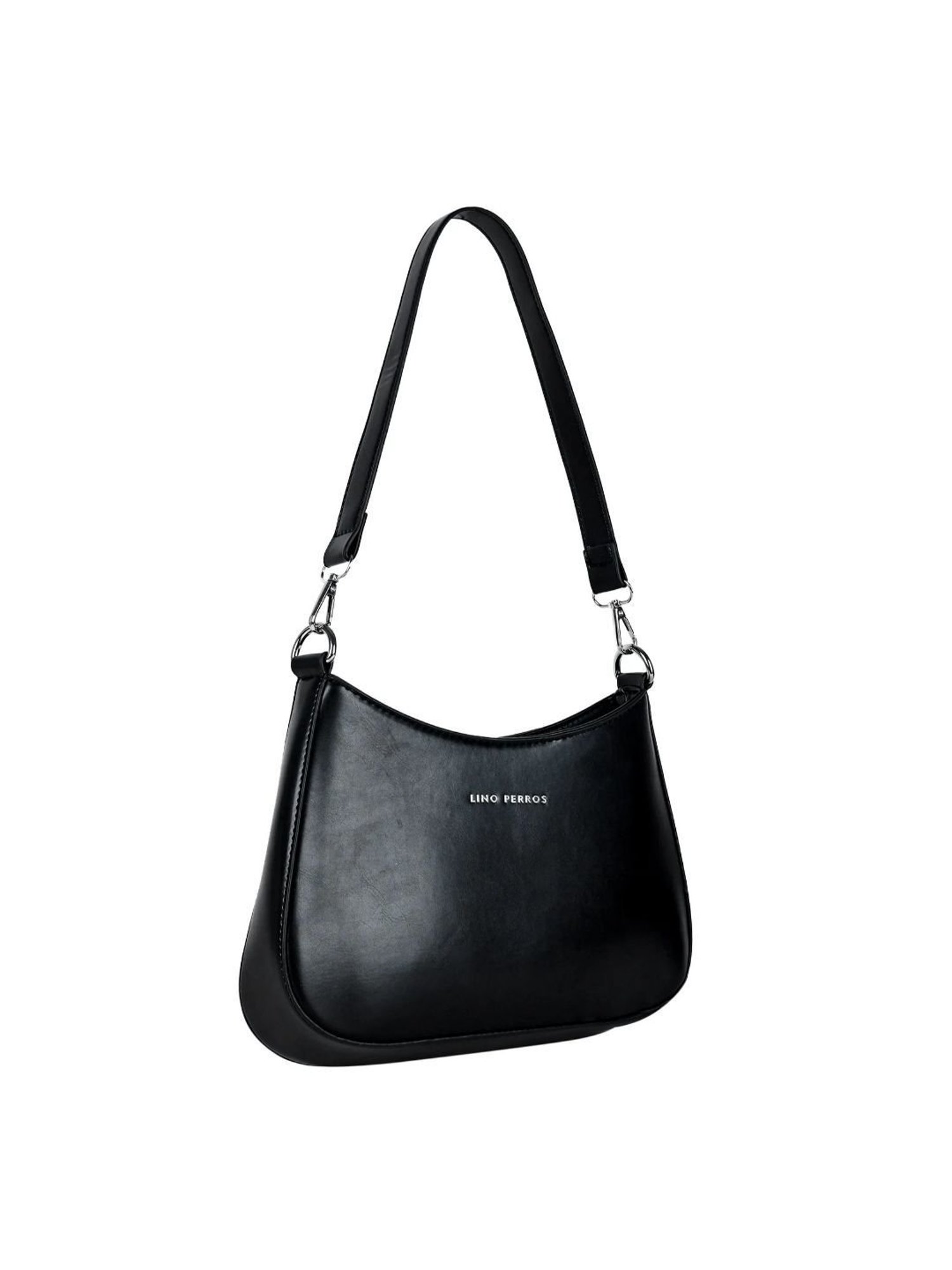 Lino Perros Black Medium Hobo Bag