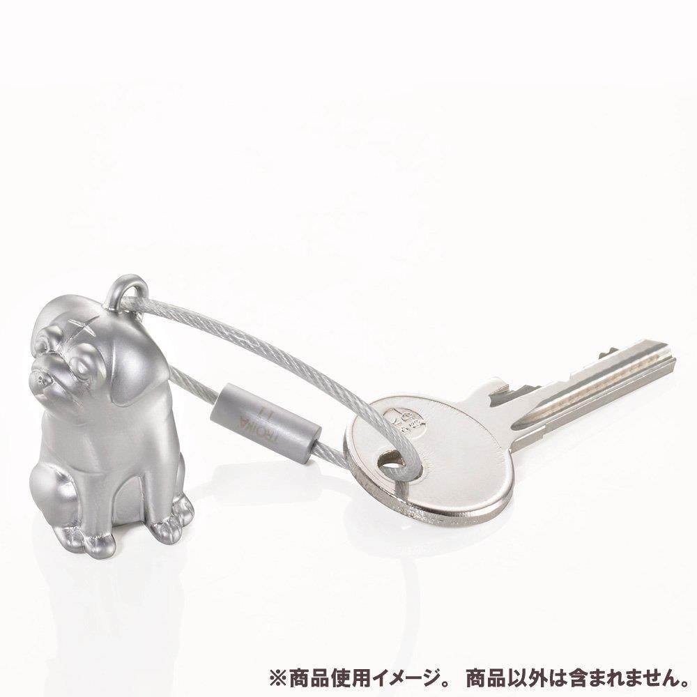 Troika Henry"Pug Dog" Key Ring (KR1504MA)