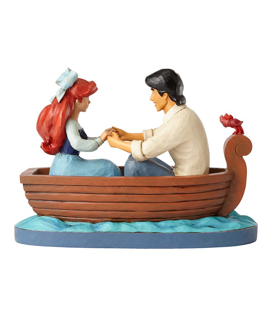 Disney Traditions Collection by Jim Shore Ariel & Prince Eric #double;Waiting for a Kiss#double; Figurine