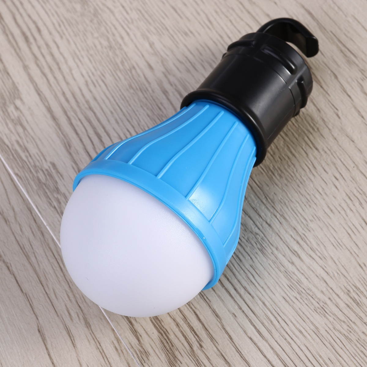 Portable 3 Levels LED Lantern Tent Light Bulb for Camping Hiking Fishing Emergency Battery Powered Light (Green)